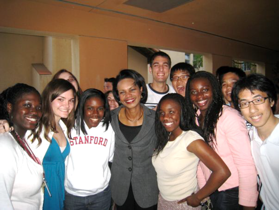 Condoleezza Rice visits FroSoCo."