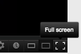 YouTube Video Fullscreen Button